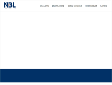 Tablet Screenshot of nbl.com.tr